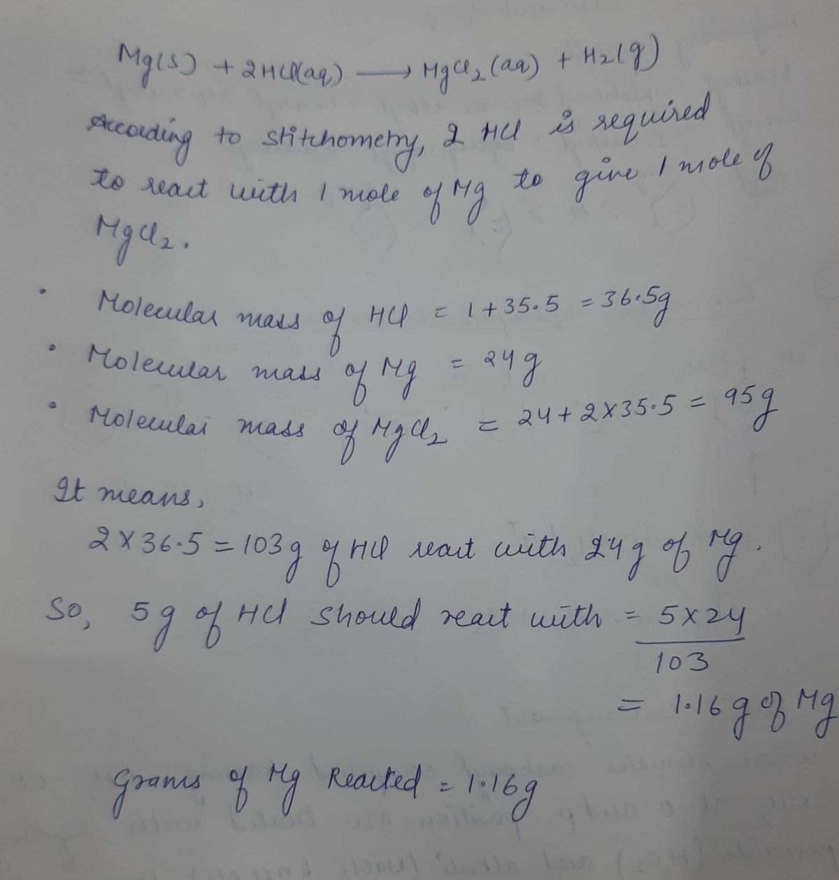 Chemistry homework question answer, step 1, image 1